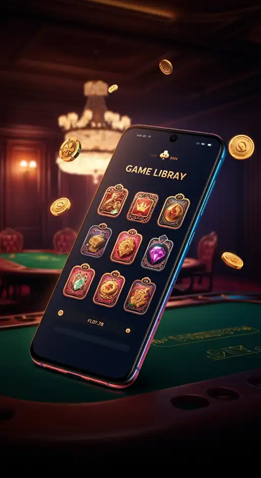 Interface de jeu Hermes Casino affichant une multitude de machines à sous et jeux de table variés en haute définition.